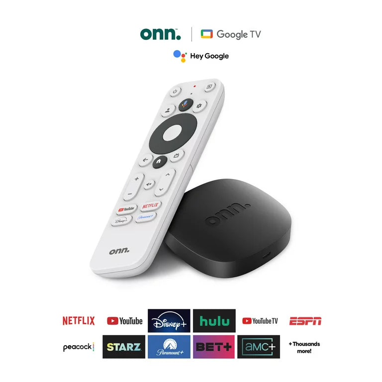 ONN. Google TV 4K Streaming Box ONN. Google TV 4K Streaming Box
